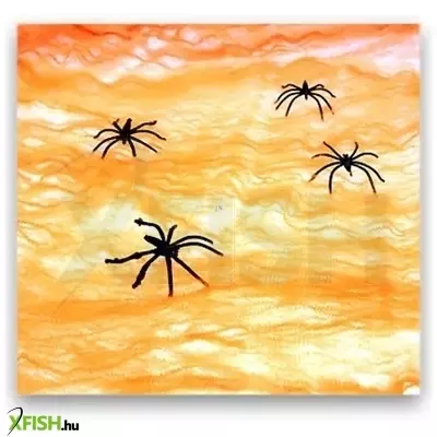 Pókháló - narancssárga