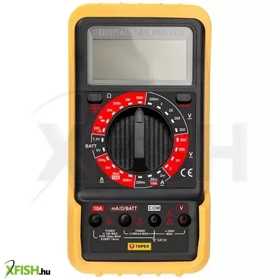 Neotools multiméter digitális, ac v, dc a, dc v, ac a, ellenállás, dióda, akku mérő 1,5v, 9v