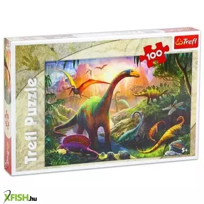 Trefl: Dinoszauruszok puzzle - 100 db