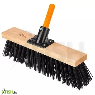 Neotools járdaseprű, 300mm, 6 soros, műanyag-fa, neo click system
