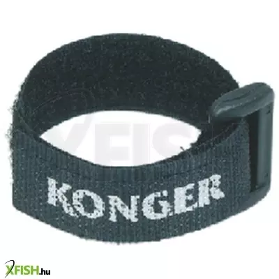 Konger Black Velcro Tape Botvédő Pánt 1db/csomag