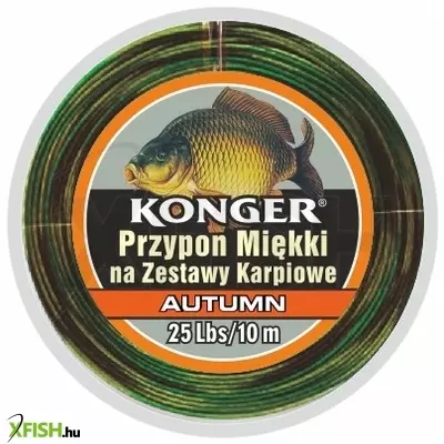Konger Team Carp Soft Leader Autum Bojlis Előkezsinór 10m 45Lbs