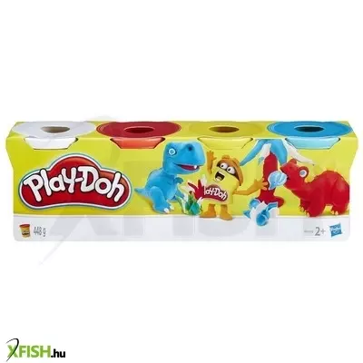 play-doh 4 tégelyes gyurma - klasszikus színek