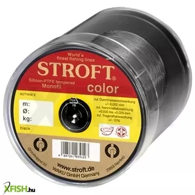 Stroft Color Monofil Zsinór Fekete 1000M 0,18Mm/3,1Kg