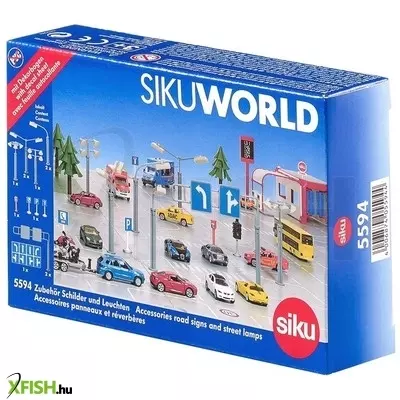 Siku world jelzőtábla és lámpa készlet - 5594