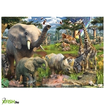 Ravensburger puzzle 18000 db - az itatónál