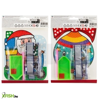 Grafix karácsonyi gyémántfestő, a5, extra nagy kövekkel, 2 féle