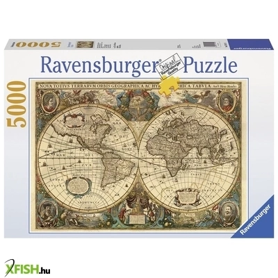 ravensburger puzzle 5000 db - történelmi világtérkép