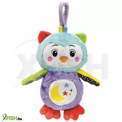 clementoni bagoly plüss fény- és hanghatással, éjszakai fény