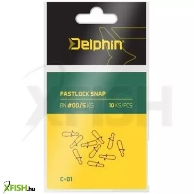Delphin Fastlock Snap C-01/10Pcs Bn/1 - Kapocs Szett