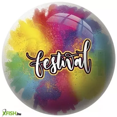 Unice labda 23 cm - fesztivál szivárvány