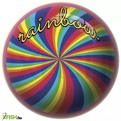 Unice labda 23 cm - forgó szivárvány