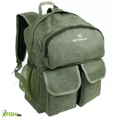 Konger Backpack Essence Retro Horgász Hátizsák 28x18x42cm