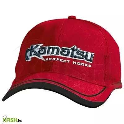 Kamatsu Baseball Sapka Piros Fehér 1db/csomag