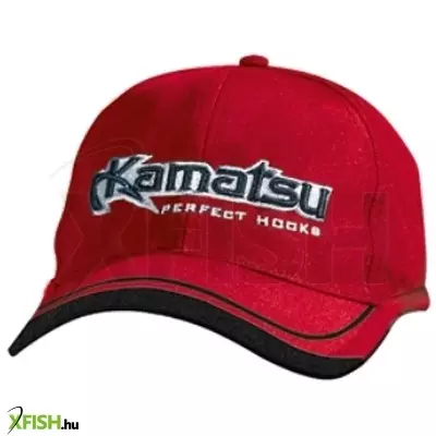 Kamatsu Baseball Sapka Piros Fehér 60-as