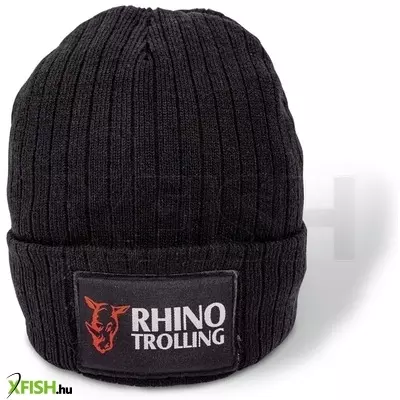 Rhino Beanie L Black Fekete Kötött Téli Sapka