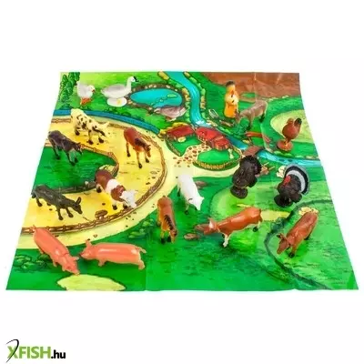 Hang shun háziállatok 20 darabos készlet - 10 cm