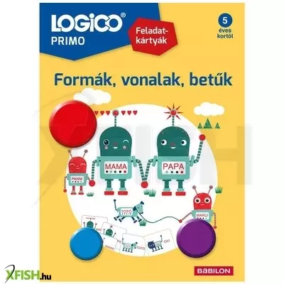 Logico primo formák, vonalak, betűk