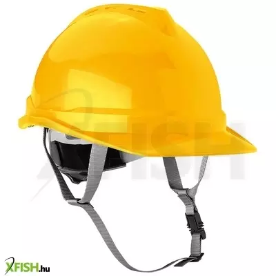 Neotools védősisak állszíjjal, sárga