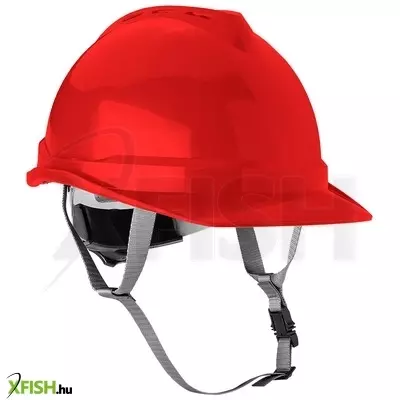 Neotools védősisak állszíjjal, piros