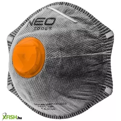 Neotools pormaszk aktív szénnel, szeleppel, ffp2, 3db