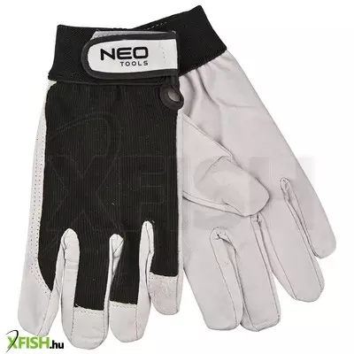Neotools munkakesztyű, sertés színbőr, tépőzáras, 2121x, 8