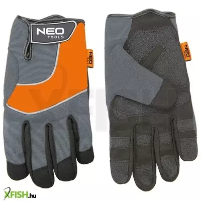 Neotools Munkakesztyű Műbőr Pvc Elemek 10-es 1pár/csomag