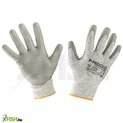 Neotools munkakesztyű, vágásbiztos kesztyű, pu bevonattal, 4x43d, 9