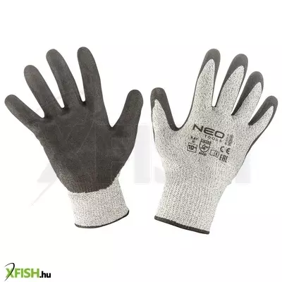 Neotools munkakesztyű, vágásbiztos kesztyű, nitril bevonattal, 4x43d, 10