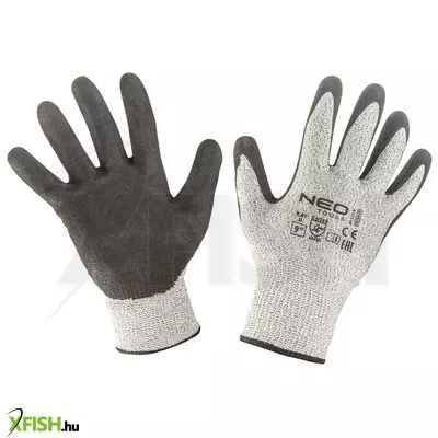 Neotools munkakesztyű, vágásbiztos kesztyű, nitril bevonattal, 4x43d, 9