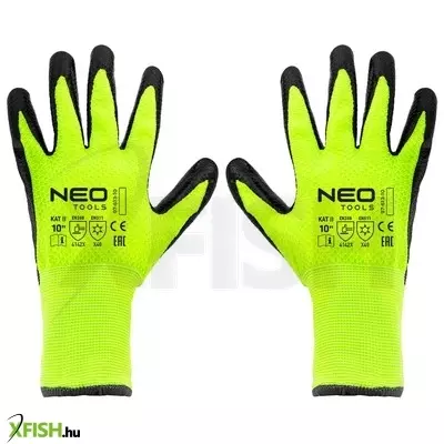 Neotools Munkakesztyű Hőszigetelt Latex Bevonatú 10-es 1pár/csomag