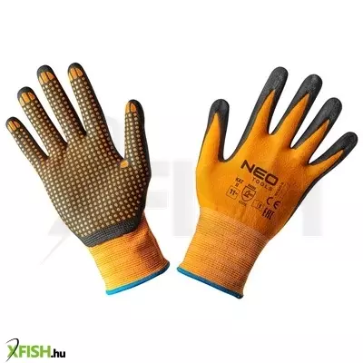 Neotools munkakesztyű, nylon, csúszásgátló pöttyökkel, 4131x, 11