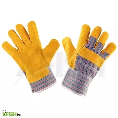 Neotools munkakesztyű, sárga hasított marhabőr, 4243x, 10,5