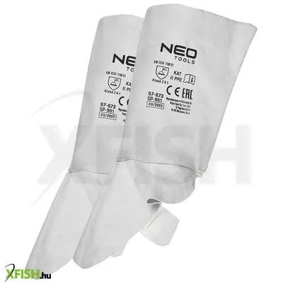 Neotools hegesztő lábszárvédő, bőr, 2a1, tépőzáras