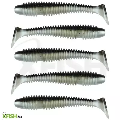 Nevis Vantage Swinger Gumihal Műcsali 7Cm fekete-ezüst 5Db/Cs