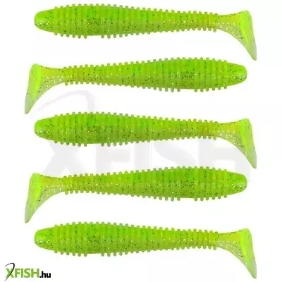 Nevis Vantage Swinger Gumihal Műcsali 7Cm Fluo Zöld csillám 5Db/Cs