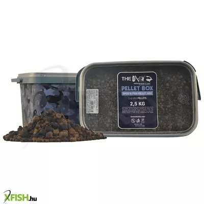 the one pellet box spod pva vödrös pellet mix 2-6mm 2500g