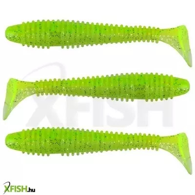 nevis vantage swinger 9,5cm fluozöld-csillám 3db/cs gumihal