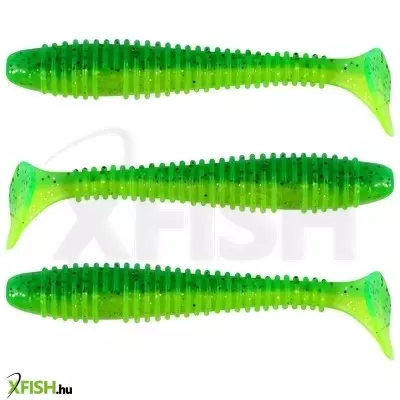 nevis vantage swinger 9,5cm 3db/cs (zöld-csillám) gumihal