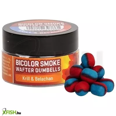 Benzar Mix Bicolor Smoke Wafter Dumbells Krill-Belachan 10*8Mm Kék-Piros 30 Ml