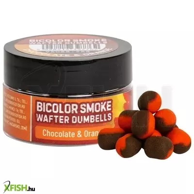 Benzar Mix Bicolor Smoke Wafter Dumbells Csoki-Narancs 10*8Mm Narancs-Barna 30 Ml