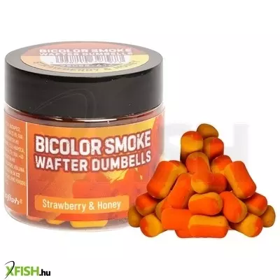 Benzar Mix Bicolor Smoke Wafter Dumbells Eper-Méz 12*8Mm Narancs-Sárga 60 Ml