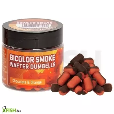 Benzar Mix Bicolor Smoke Wafter Dumbells Csoki-Narancs 12*8Mm Narancs-Barna 60 Ml