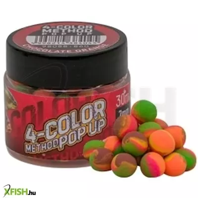 Benzar Mix 4C Method Pop Up csoki-narancs 7Mm Sárga, Pink, Narancs, Zöld
