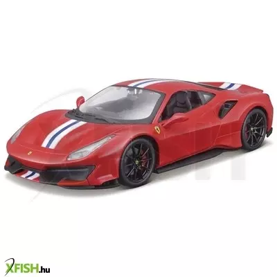 Bburago ferrari 488 pista versenyautó 124