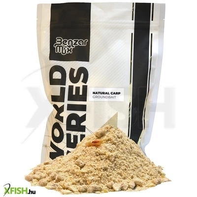Benzar Mix World Series Groundbait Etetőanyag  Natural Carp 800g