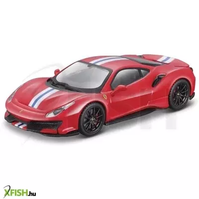 bburago ferrari 488 pista versenyautó 143