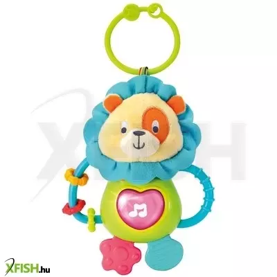 winfun oroszlán kiságyra tehető zenélő bébijáték