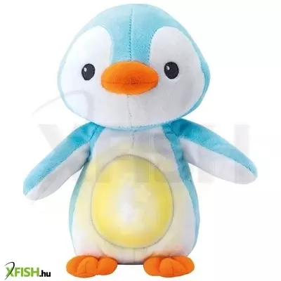 winfun pingvin zenélő-altató plüss bébijáték