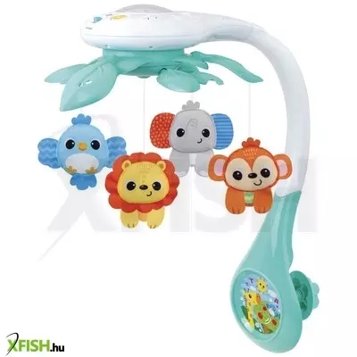 Winfun kiságyra szerelhető állatos zenélő forgó